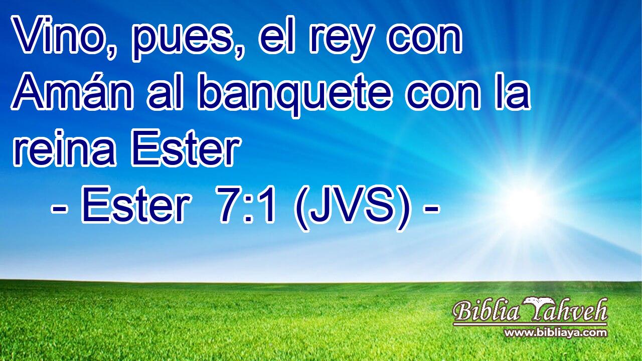 Vino, pues, el rey con Amán al banquete con la reina Ester