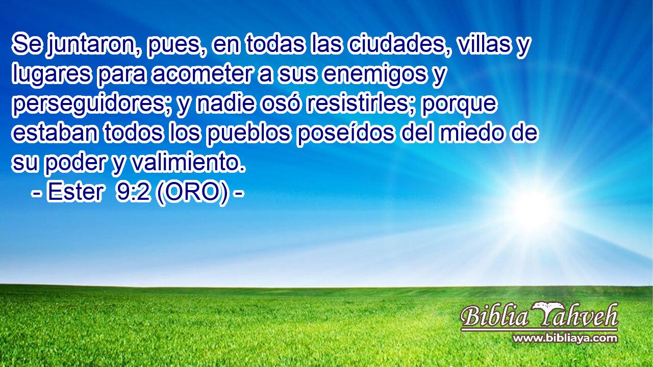  Se juntaron, pues, en todas las ciudades, villas y lugares para acometer a sus enemigos y perseguidores; y nadie osó resistirles; porque estaban todos los pueblos poseídos del miedo de su poder y valimiento. 
