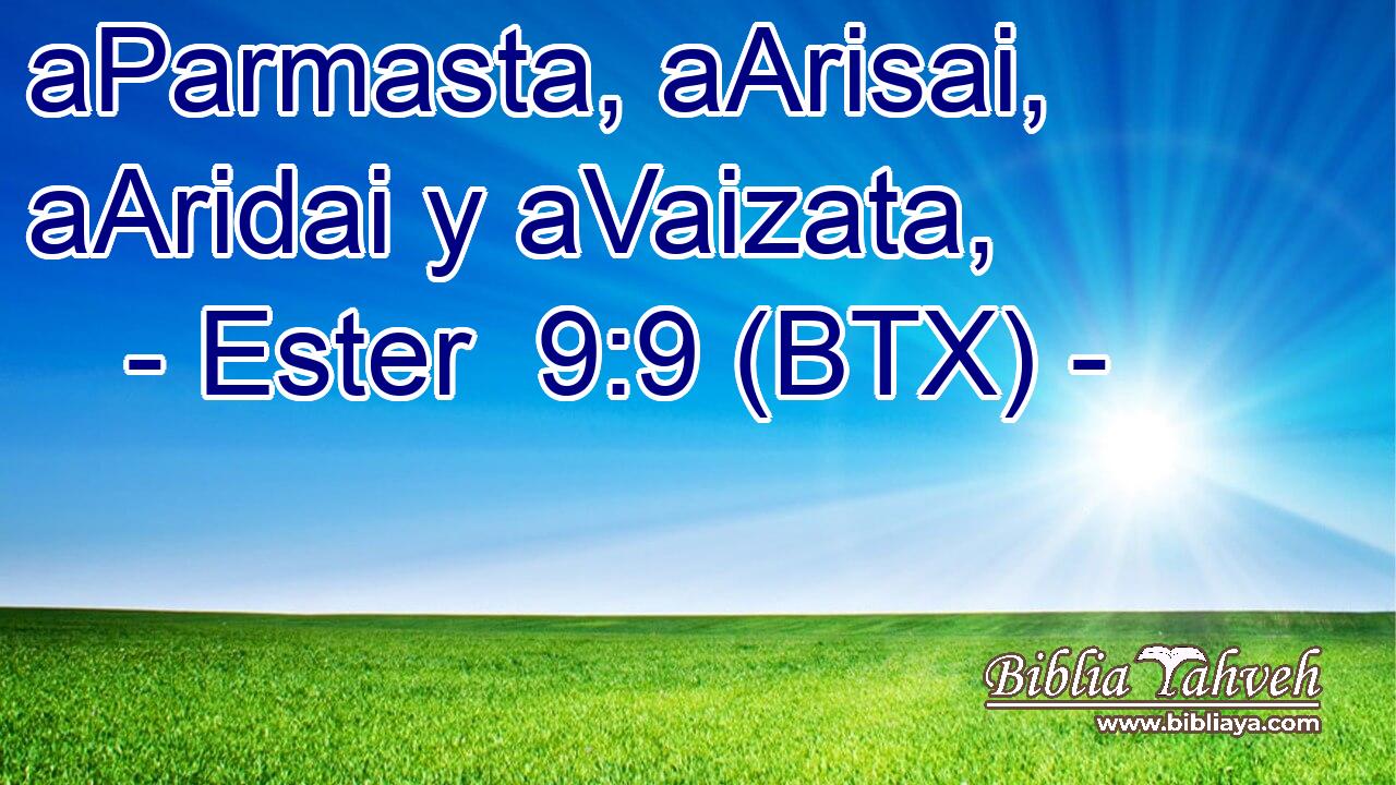 aParmasta, aArisai, aAridai y aVaizata,