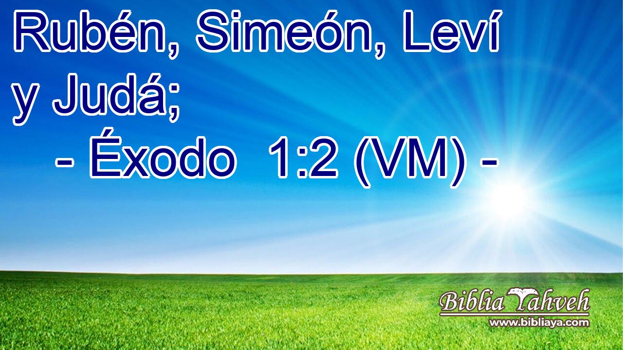  Rubén, Simeón, Leví y Judá; 