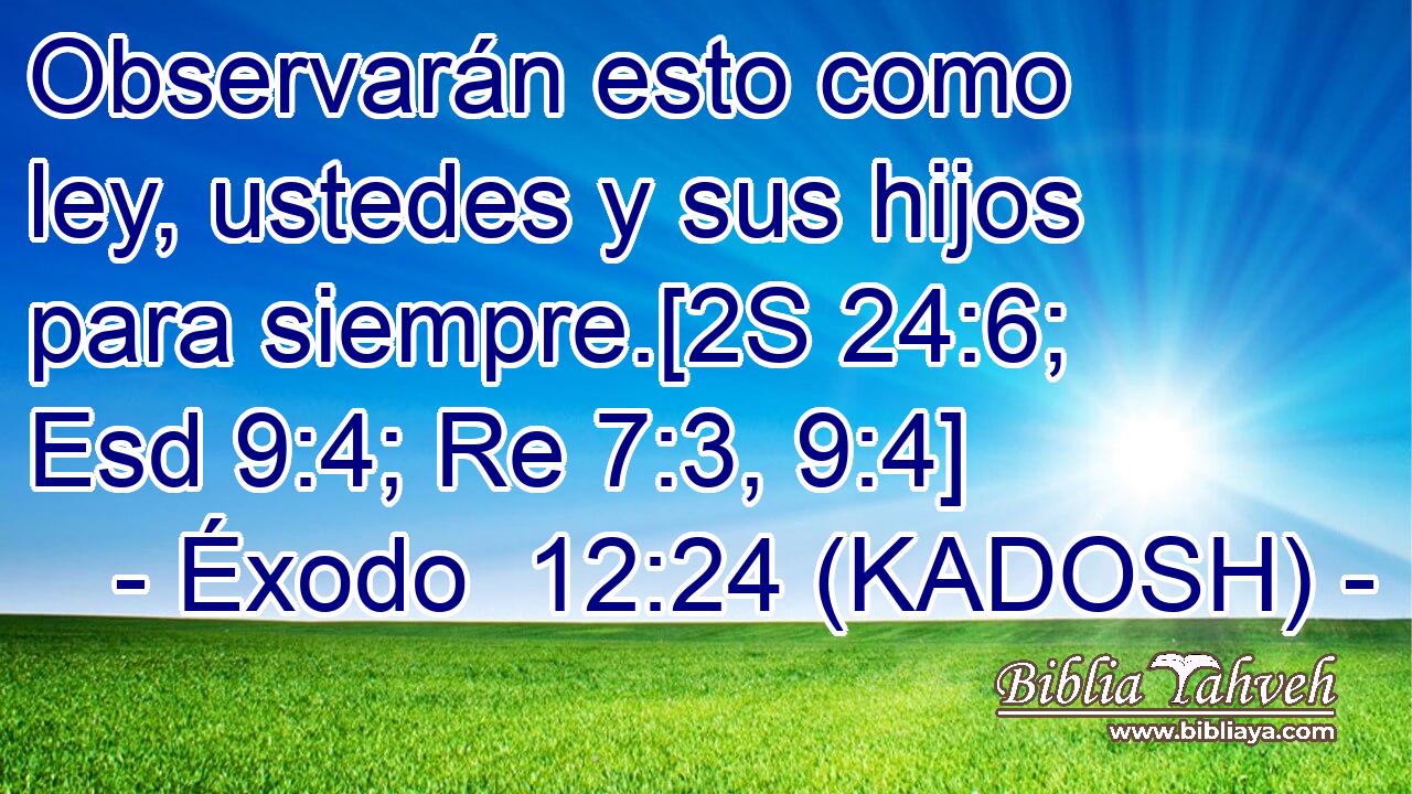  Observarán esto como ley, ustedes y sus hijos para siempre.[2S 24:6; Esd 9:4; Re 7:3, 9:4] 