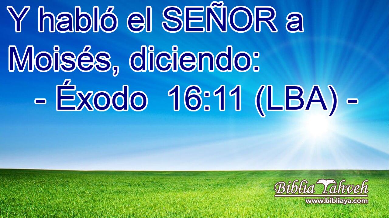 Y habló el SEÑOR a Moisés, diciendo: