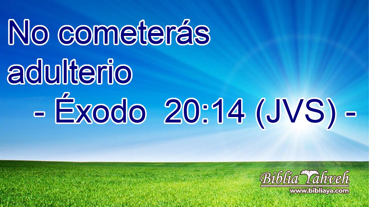 No cometerás adulterio