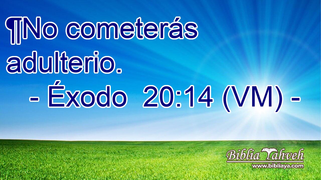  ¶No cometerás adulterio. 