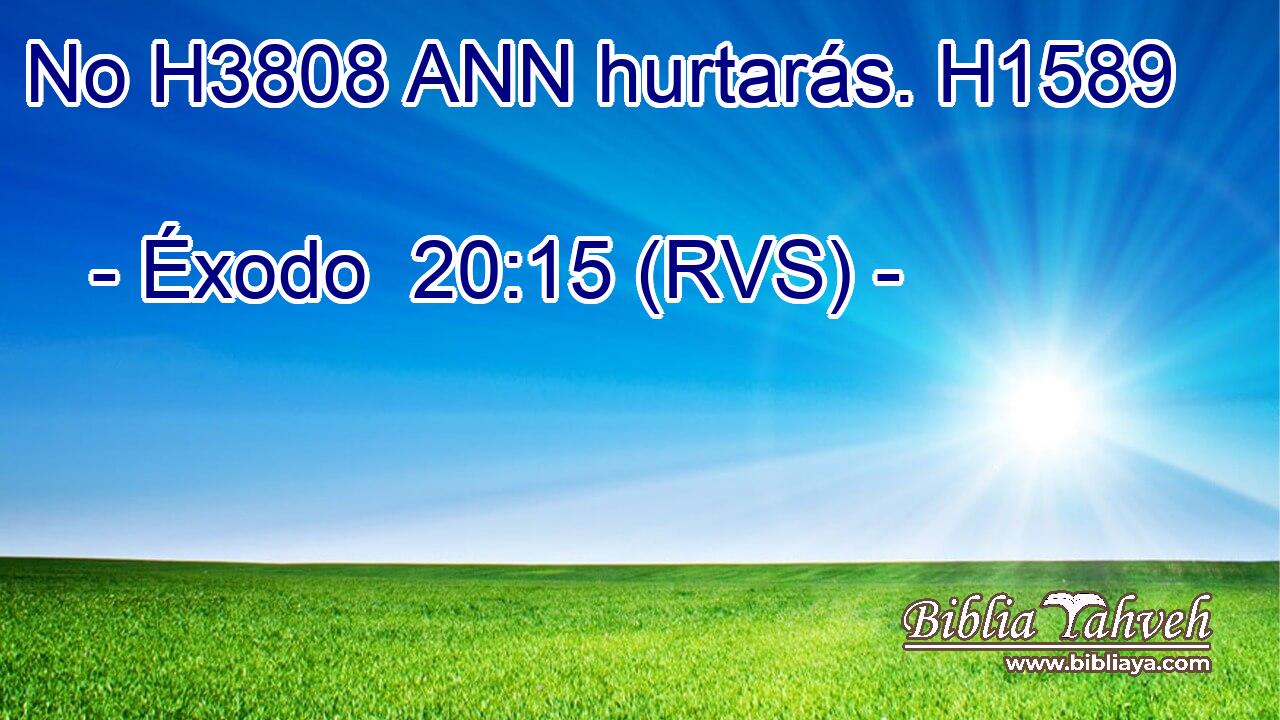 No H3808 ANN hurtarás. H1589  