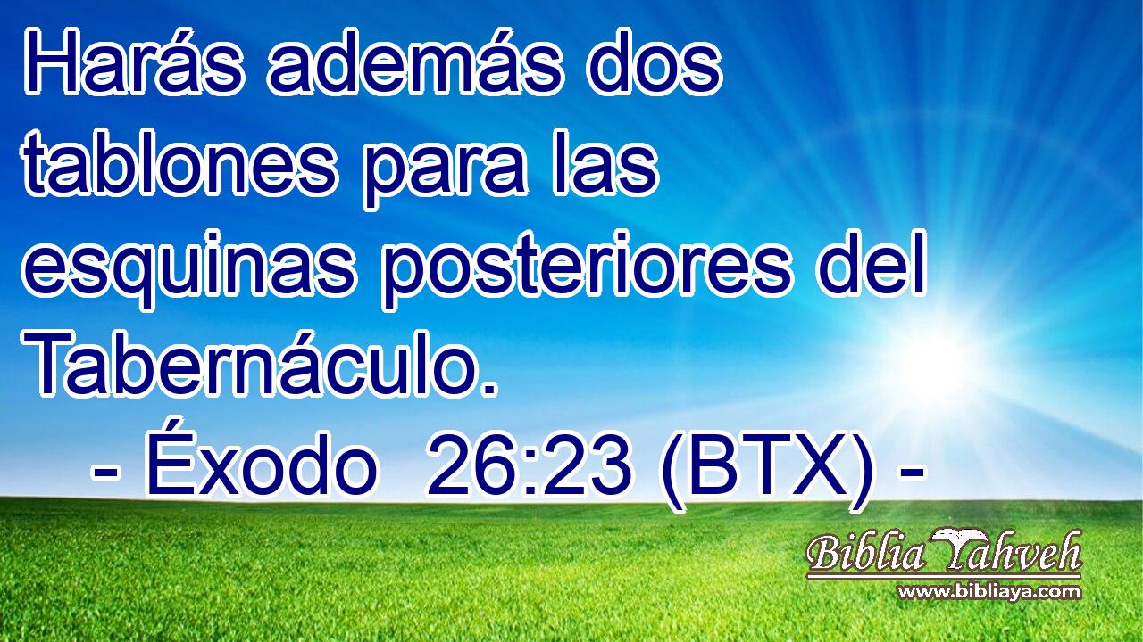 Harás además dos tablones para las esquinas posteriores del Tabernáculo.