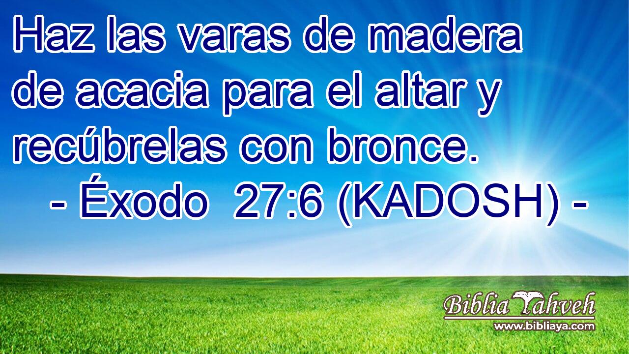  Haz las varas de madera de acacia para el altar y recúbrelas con bronce. 