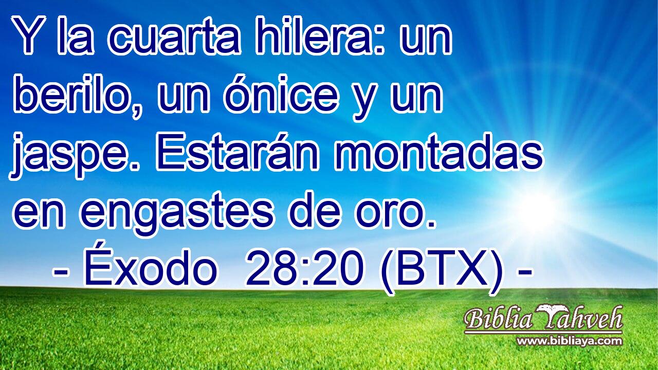 Y la cuarta hilera: un berilo, un ónice y un jaspe. Estarán montadas en engastes de oro.