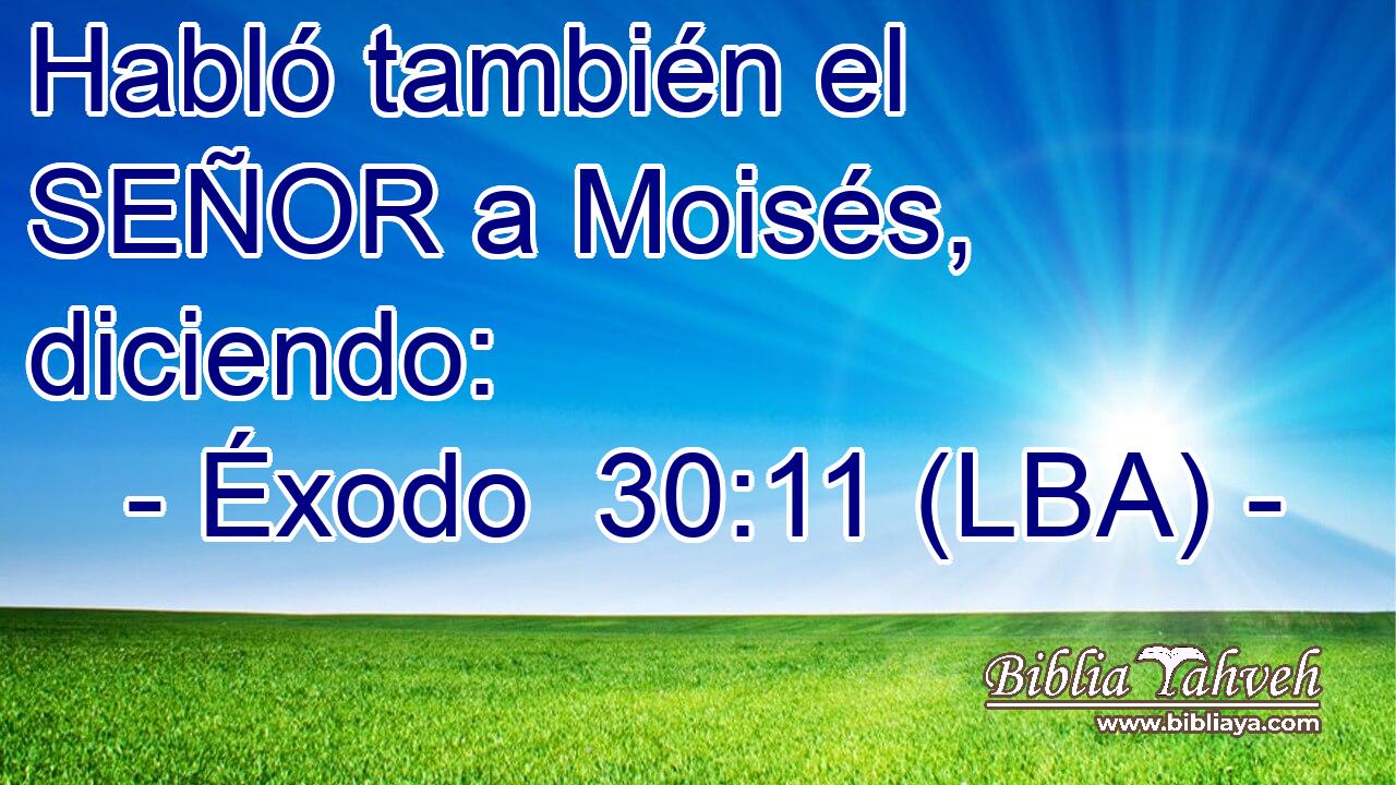 Habló también el SEÑOR a Moisés, diciendo: