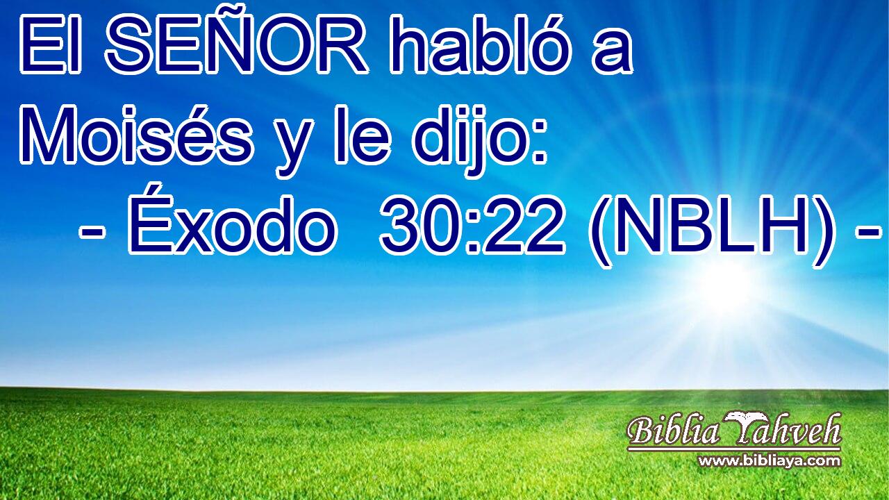  El SEÑOR habló a Moisés y le dijo: 