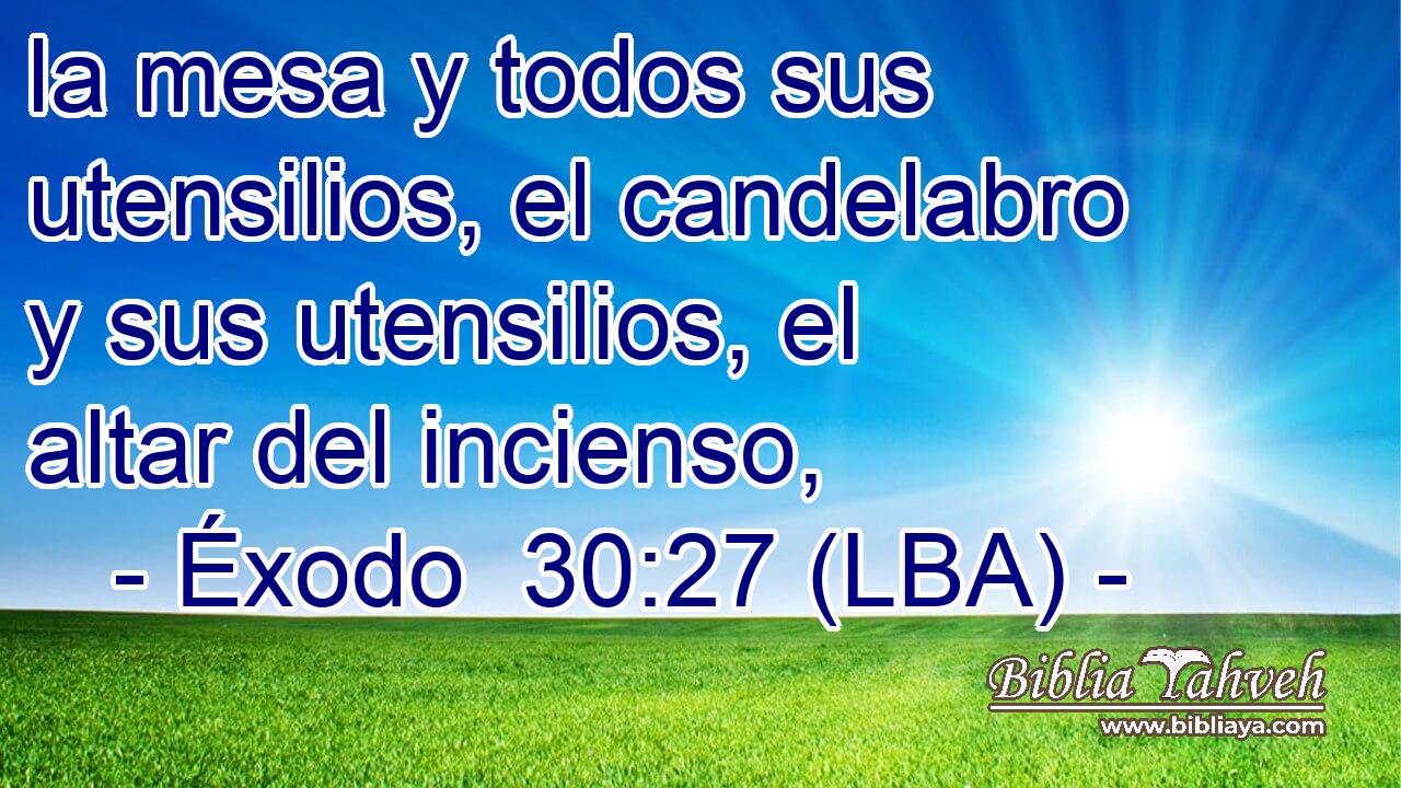 la mesa y todos sus utensilios, el candelabro y sus utensilios, el altar del incienso,