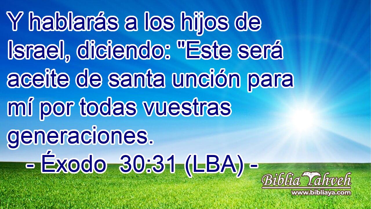 Y hablarás a los hijos de Israel, diciendo: 