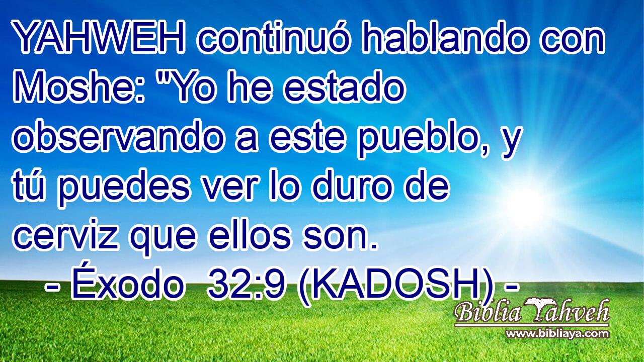  YAHWEH continuó hablando con Moshe: 