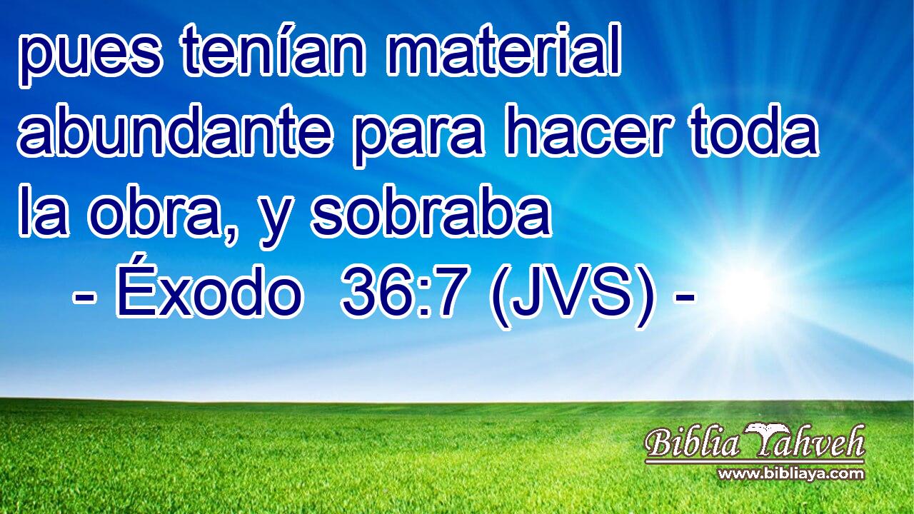 pues tenían material abundante para hacer toda la obra, y sobraba