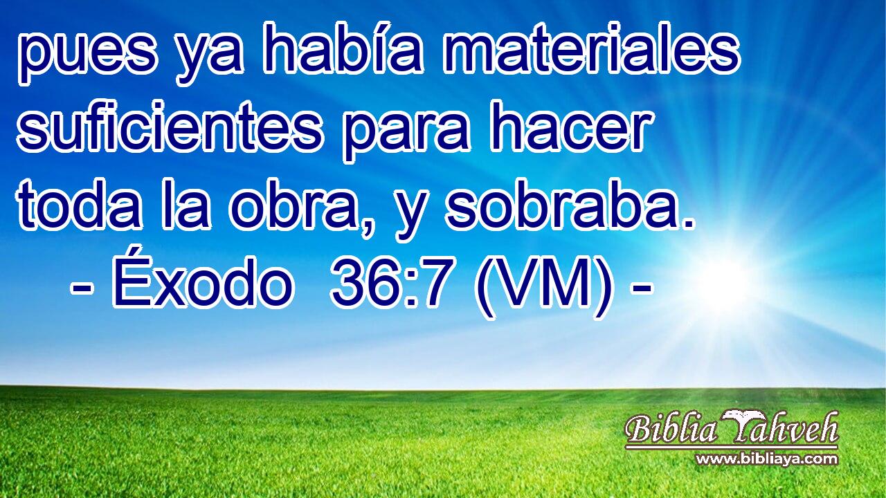  pues ya había materiales suficientes para hacer toda la obra, y sobraba. 