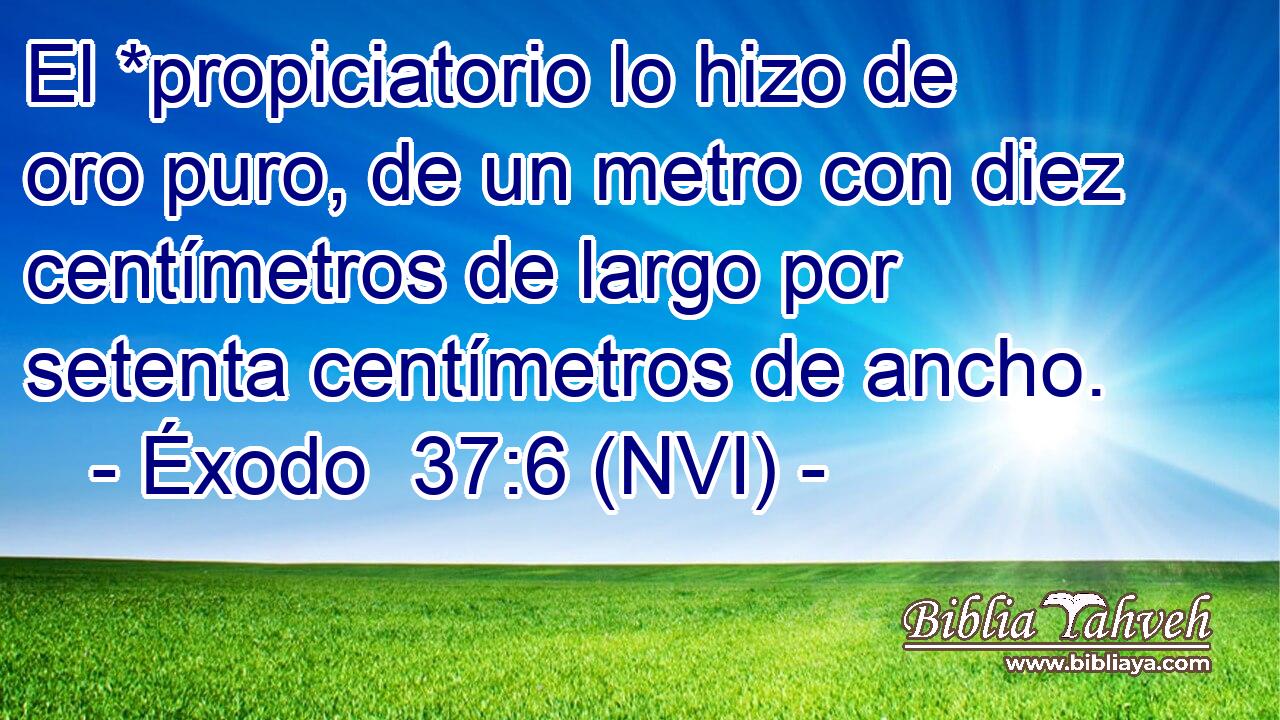  El *propiciatorio lo hizo de oro puro, de un metro con diez centímetros de largo por setenta centímetros de ancho. 