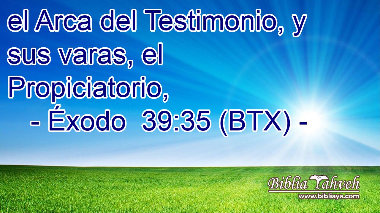 el Arca del Testimonio, y sus varas, el Propiciatorio,