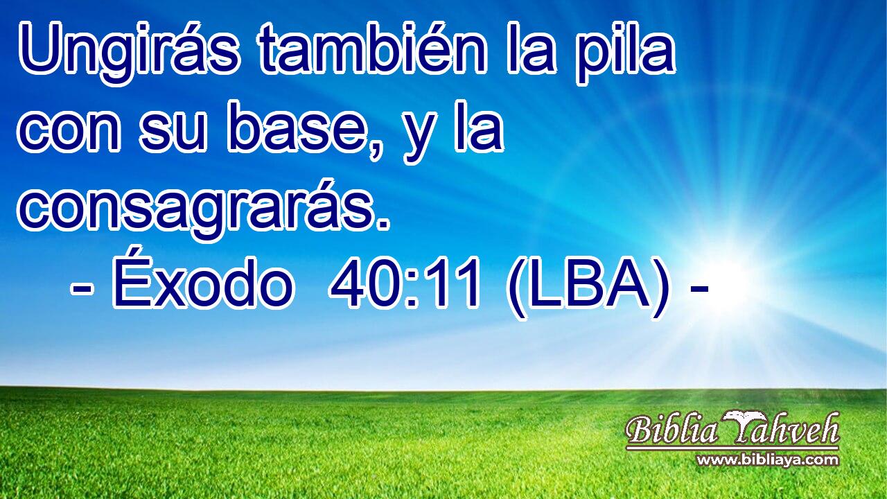 Ungirás también la pila con su base, y la consagrarás.