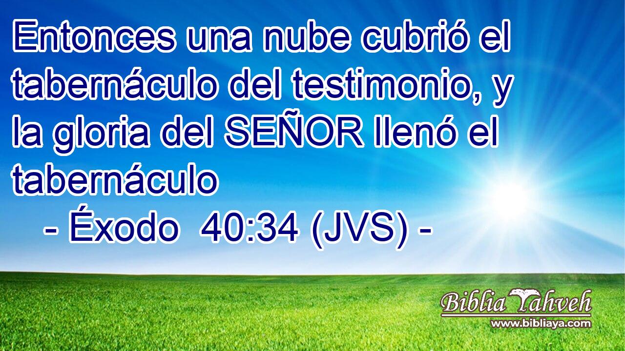Entonces una nube cubrió el tabernáculo del testimonio, y la gloria del SEÑOR llenó el tabernáculo