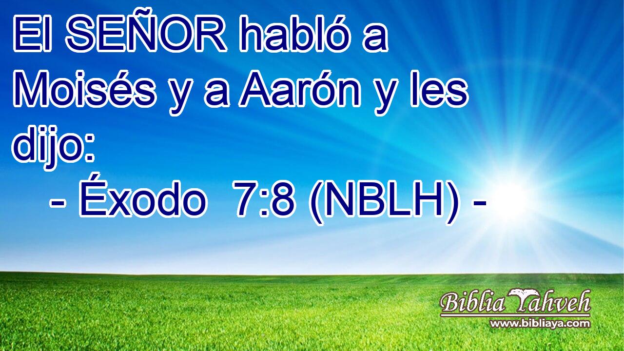  El SEÑOR habló a Moisés y a Aarón y les dijo: 