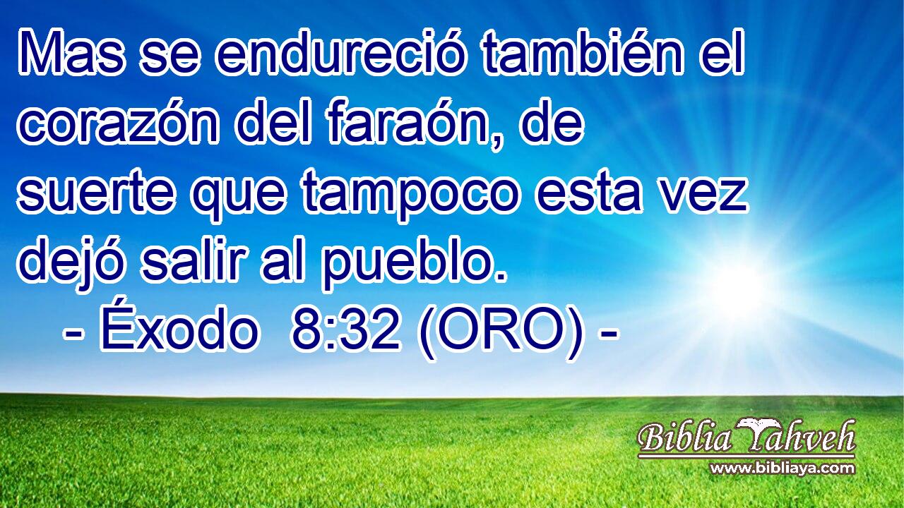  Mas se endureció también el corazón del faraón, de suerte que tampoco esta vez dejó salir al pueblo. 