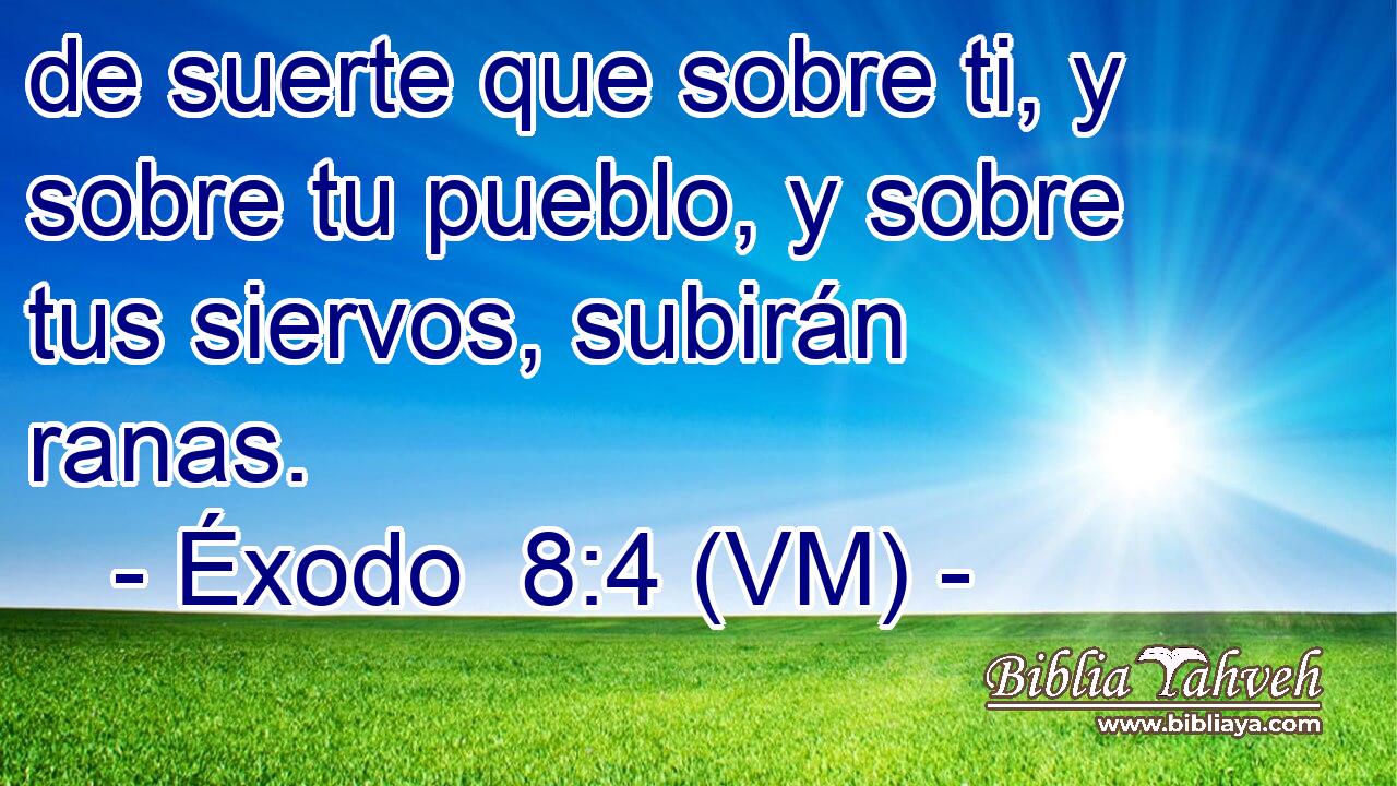  de suerte que sobre ti, y sobre tu pueblo, y sobre tus siervos, subirán ranas. 