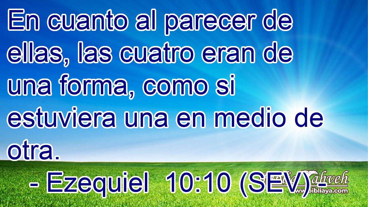 En cuanto al parecer de ellas, las cuatro eran de una forma, como si estuviera una en medio de otra.
