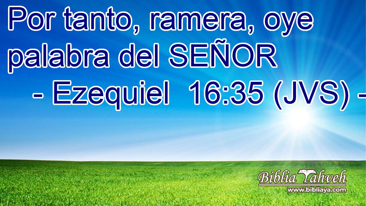 Por tanto, ramera, oye palabra del SEÑOR