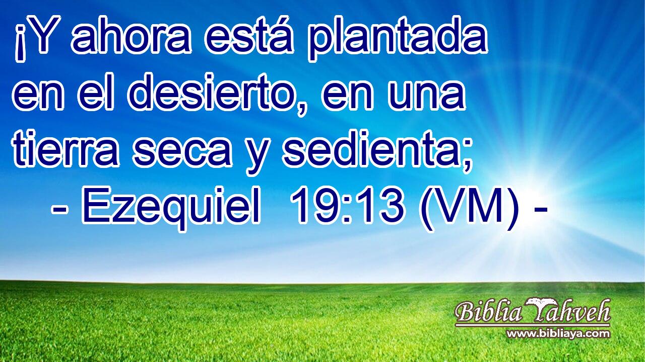  ¡Y ahora está plantada en el desierto, en una tierra seca y sedienta; 