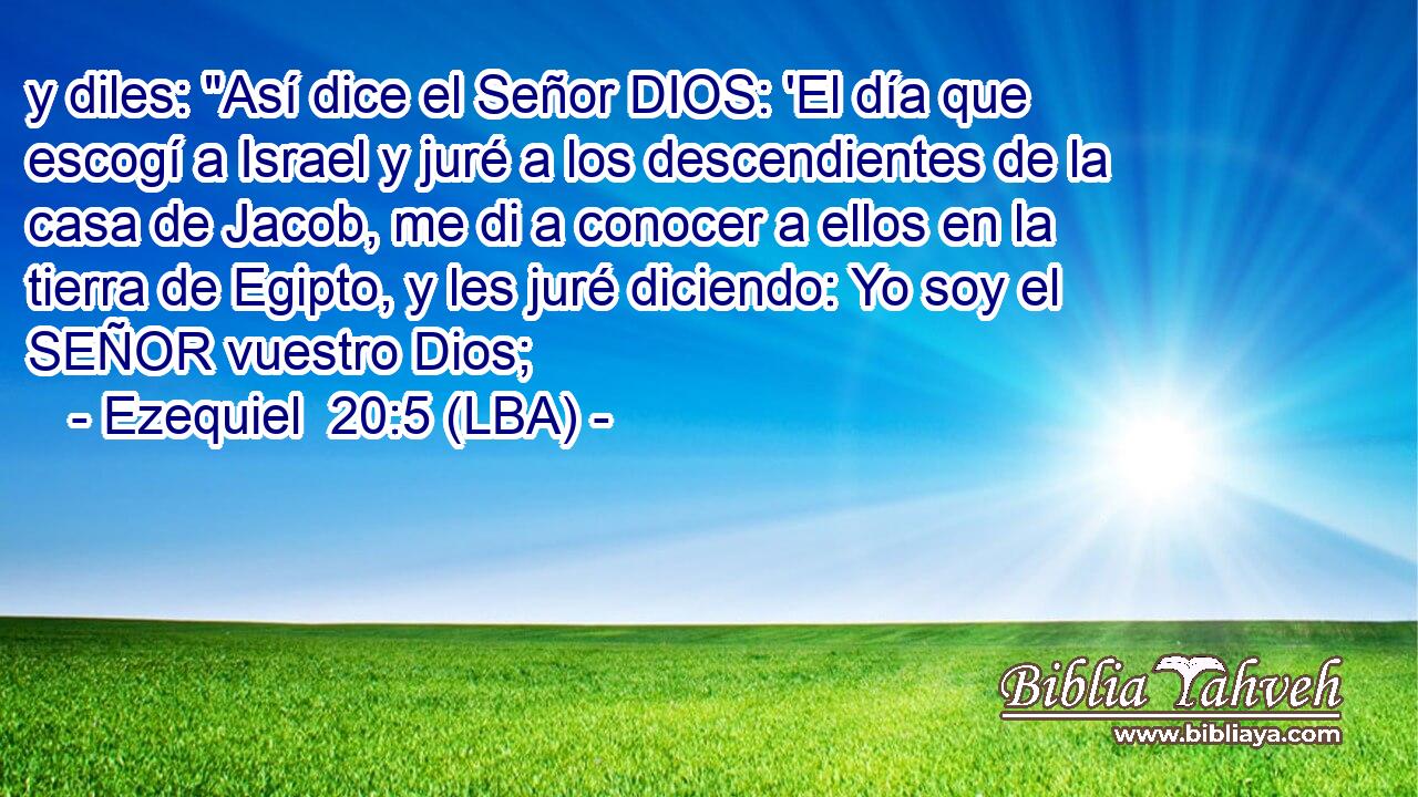 y diles: 
