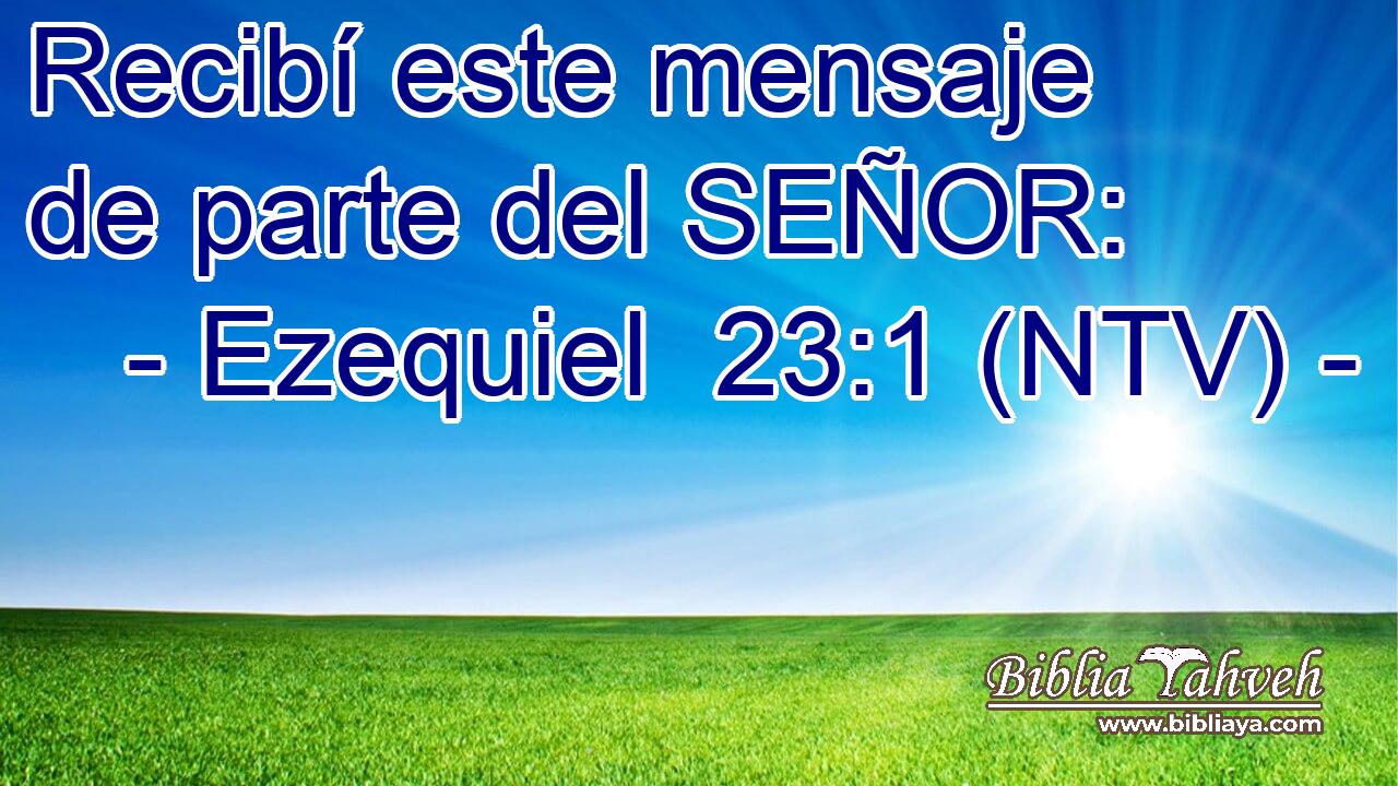 Recibí este mensaje de parte del SEÑOR: