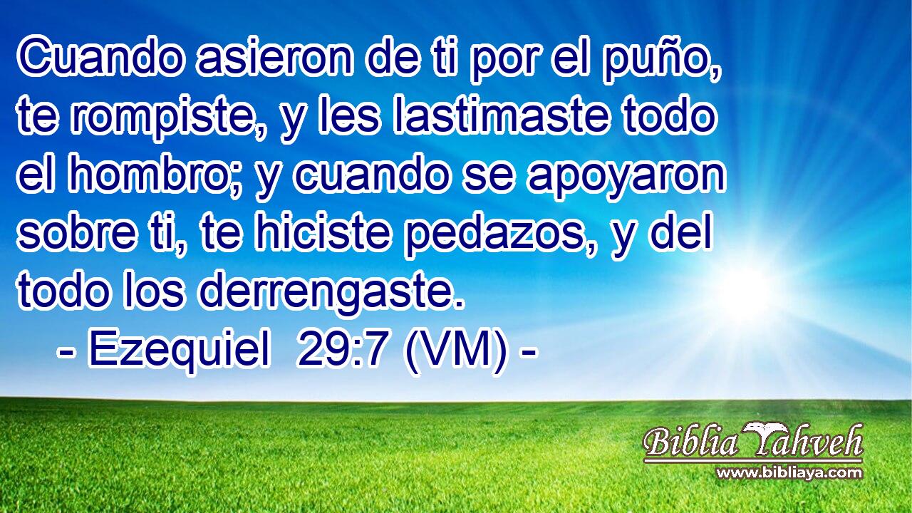  Cuando asieron de ti por el puño, te rompiste, y les lastimaste todo el hombro; y cuando se apoyaron sobre ti, te hiciste pedazos, y del todo los derrengaste. 