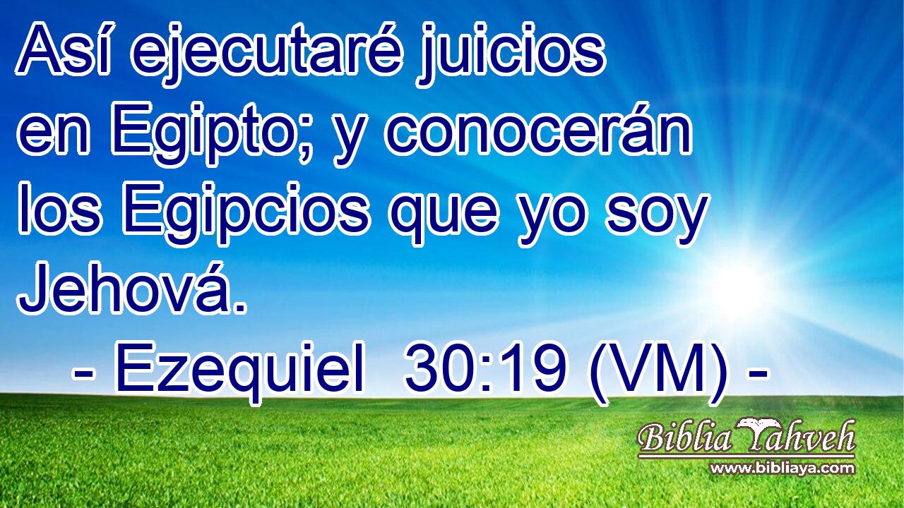  Así ejecutaré juicios en Egipto; y conocerán los Egipcios que yo soy Jehová. 