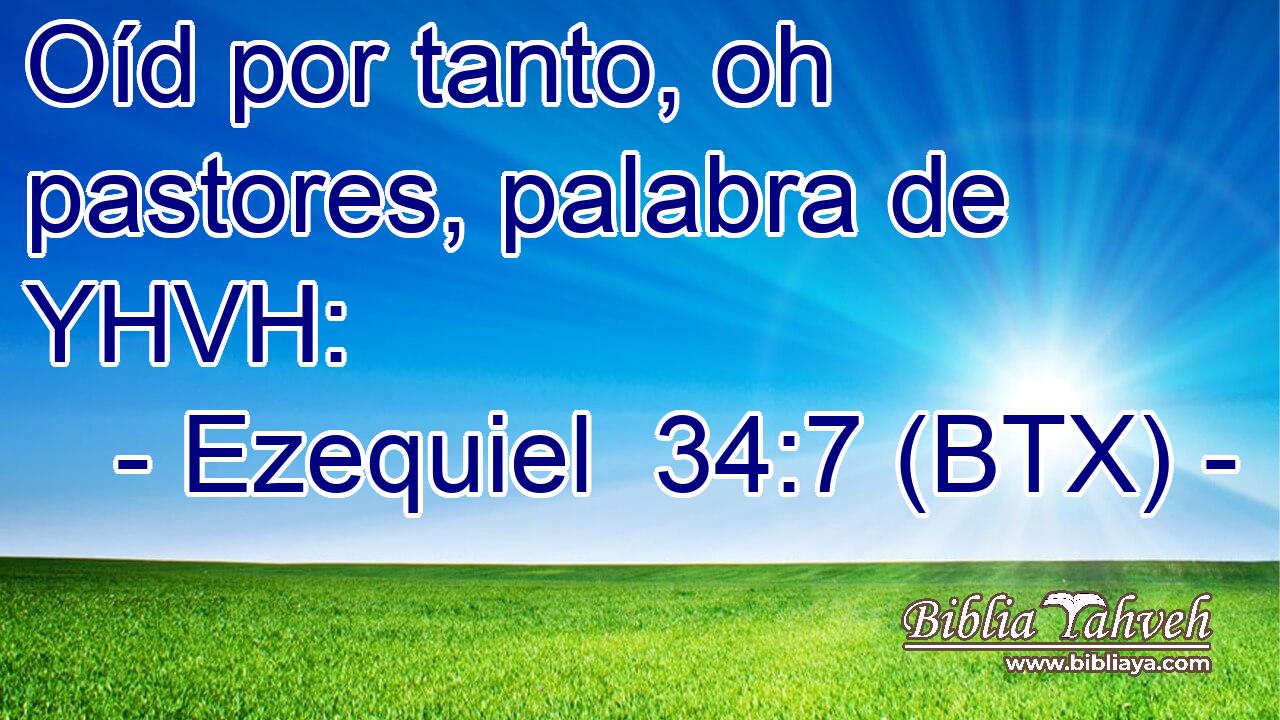 Oíd por tanto, oh pastores, palabra de YHVH: