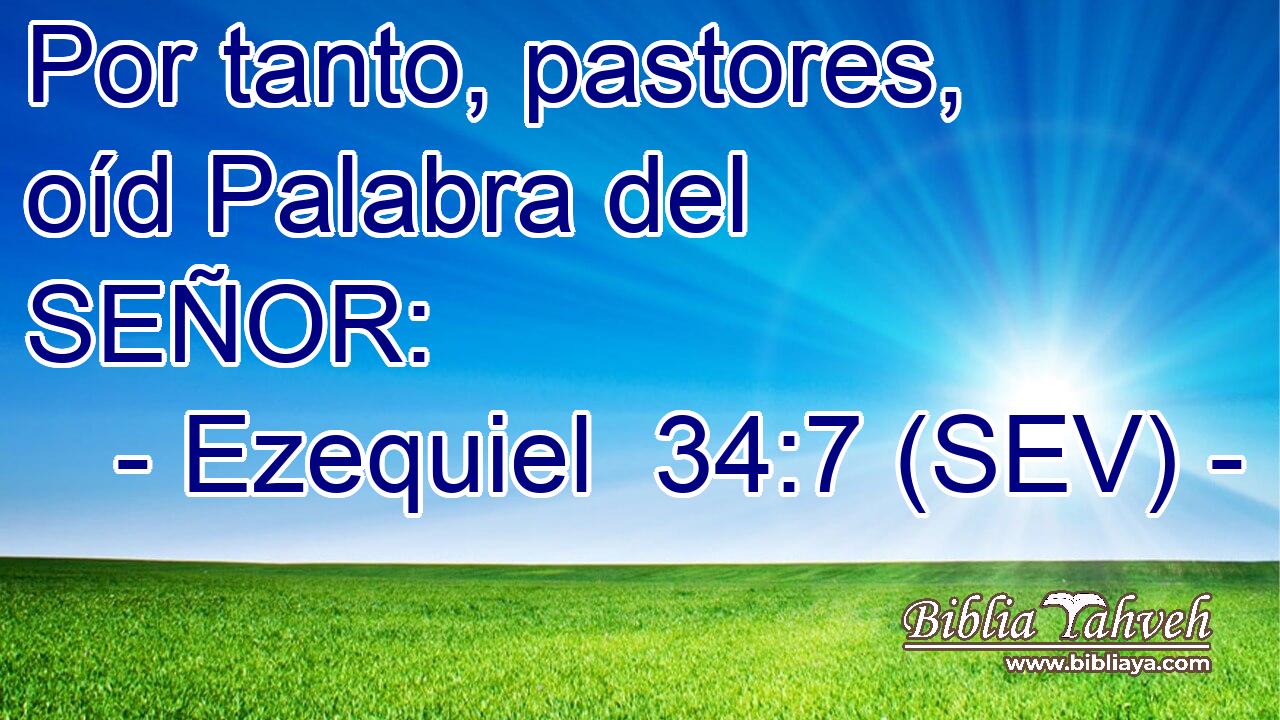 Por tanto, pastores, oíd Palabra del SEÑOR:
