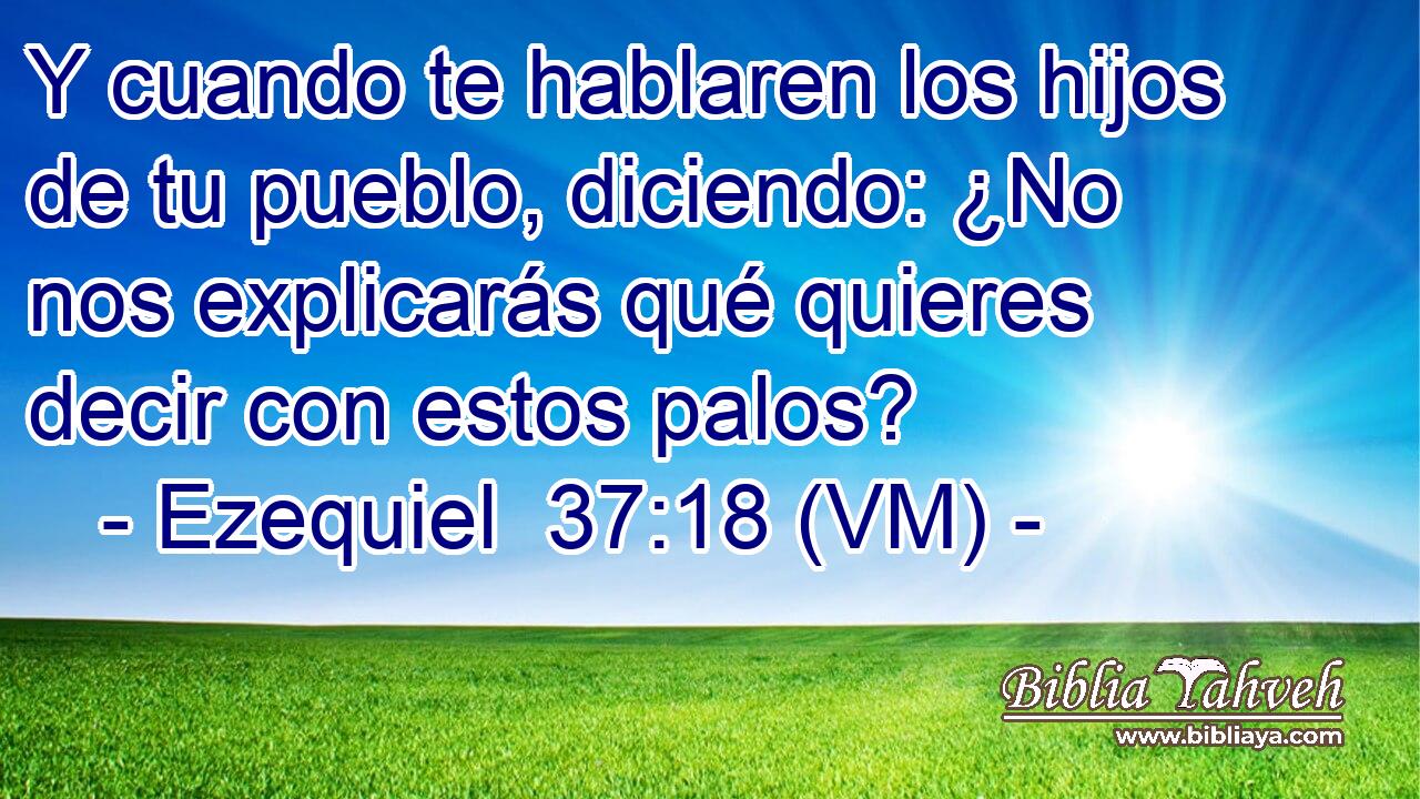  Y cuando te hablaren los hijos de tu pueblo, diciendo: ¿No nos explicarás qué quieres decir con estos palos? 