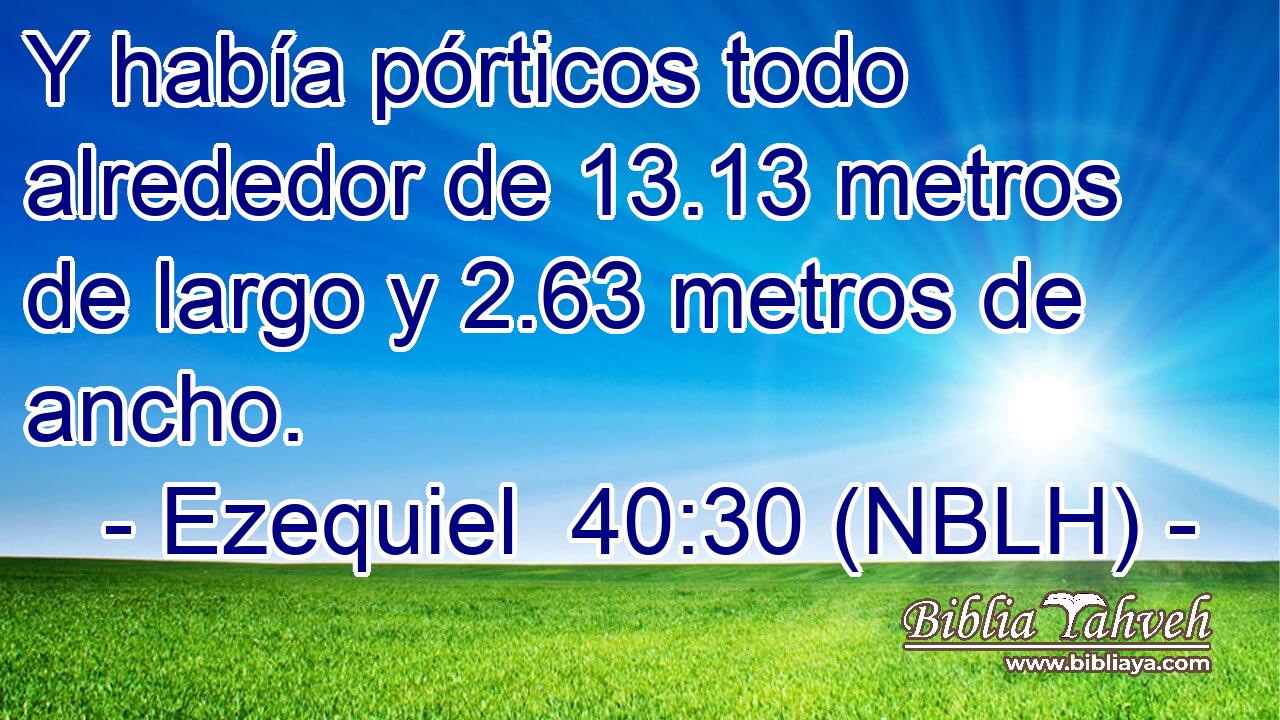  Y había pórticos todo alrededor de 13.13 metros de largo y 2.63 metros de ancho. 