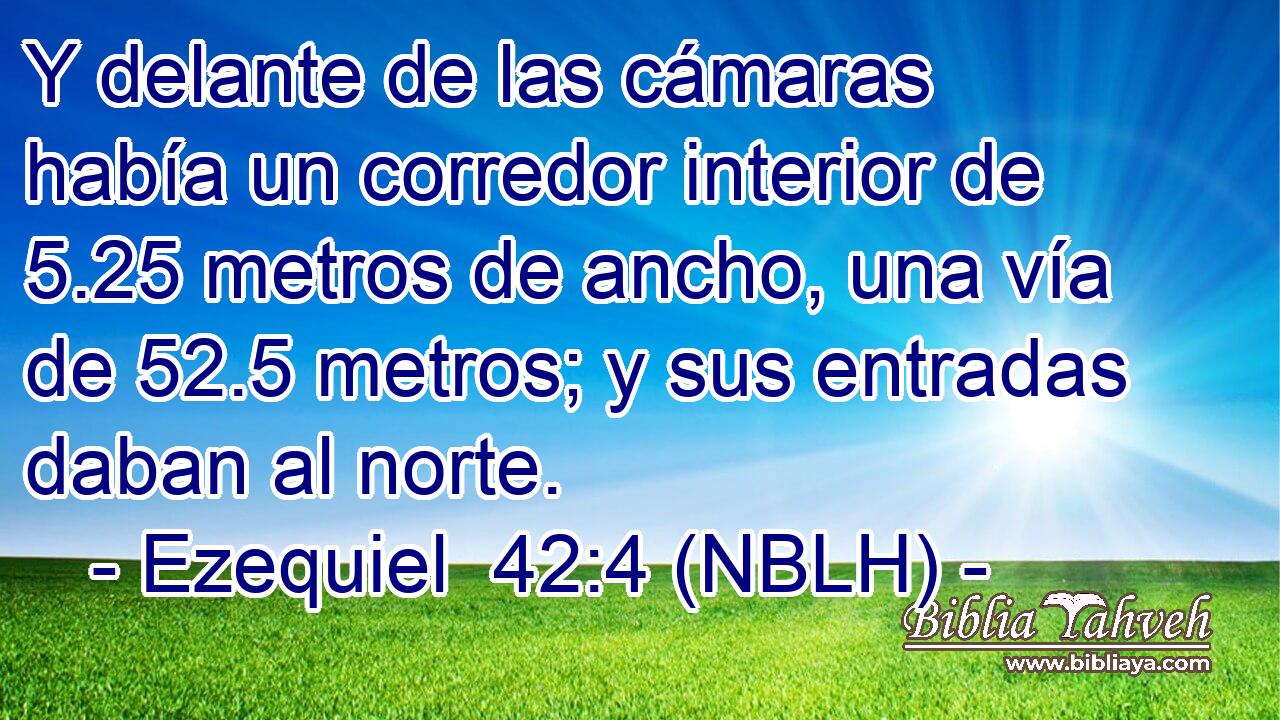  Y delante de las cámaras había un corredor interior de 5.25 metros de ancho, una vía de 52.5 metros; y sus entradas daban al norte. 