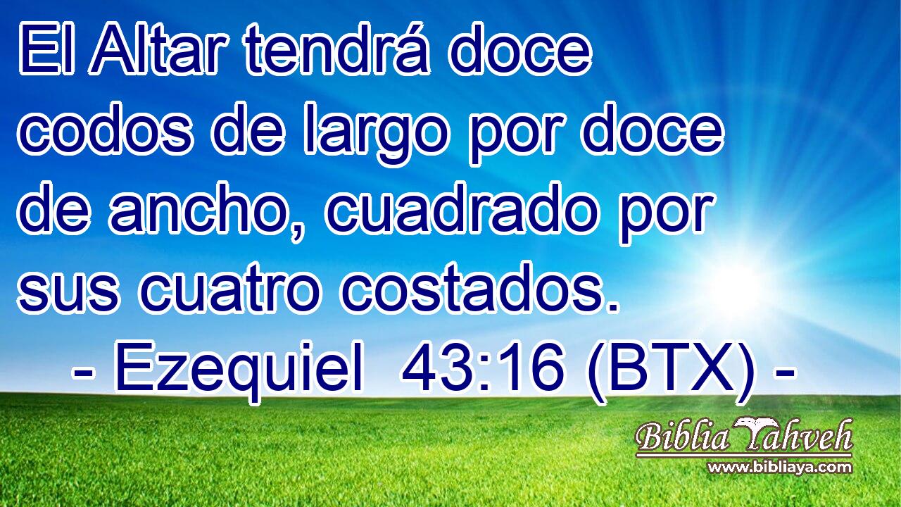 El Altar tendrá doce codos de largo por doce de ancho, cuadrado por sus cuatro costados.