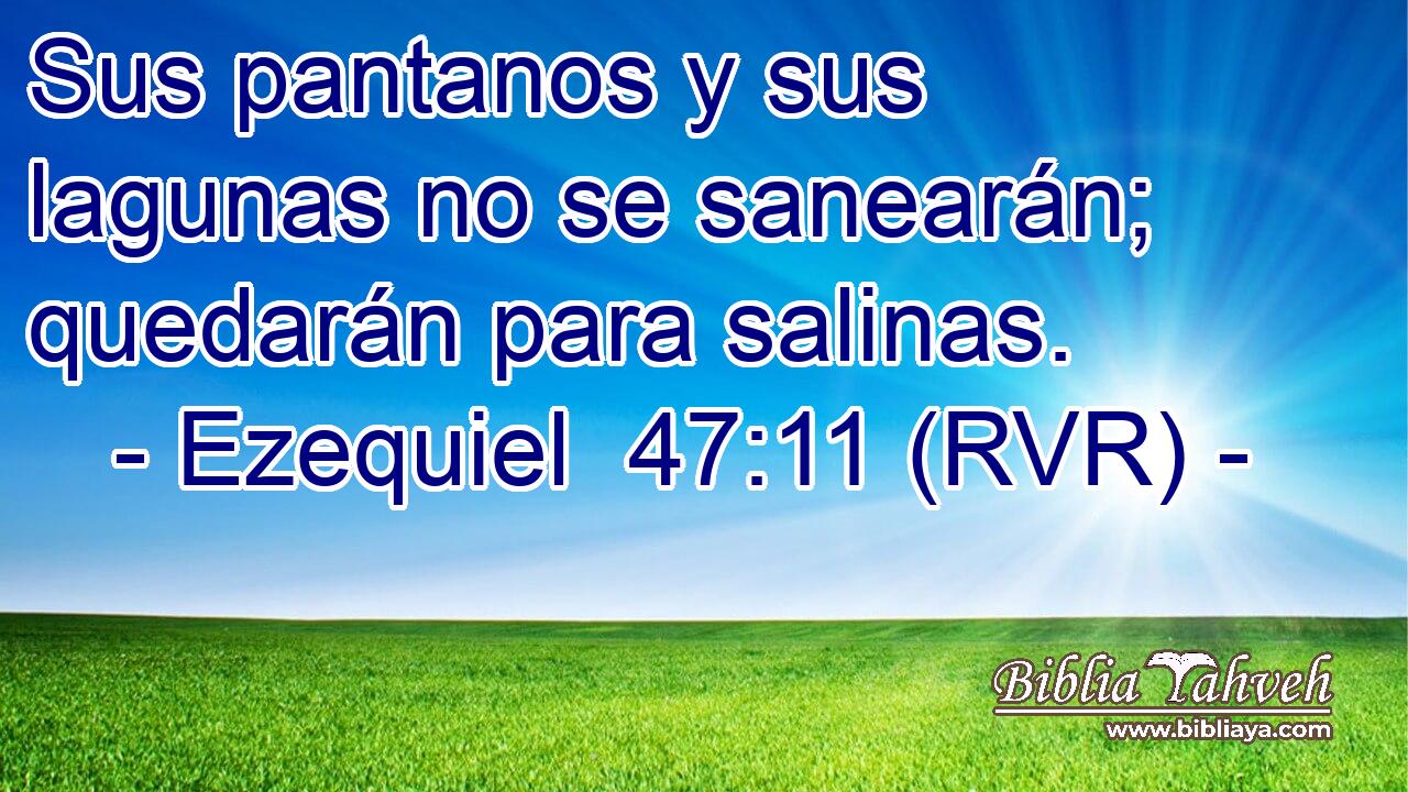 Sus pantanos y sus lagunas no se sanearán; quedarán para salinas.