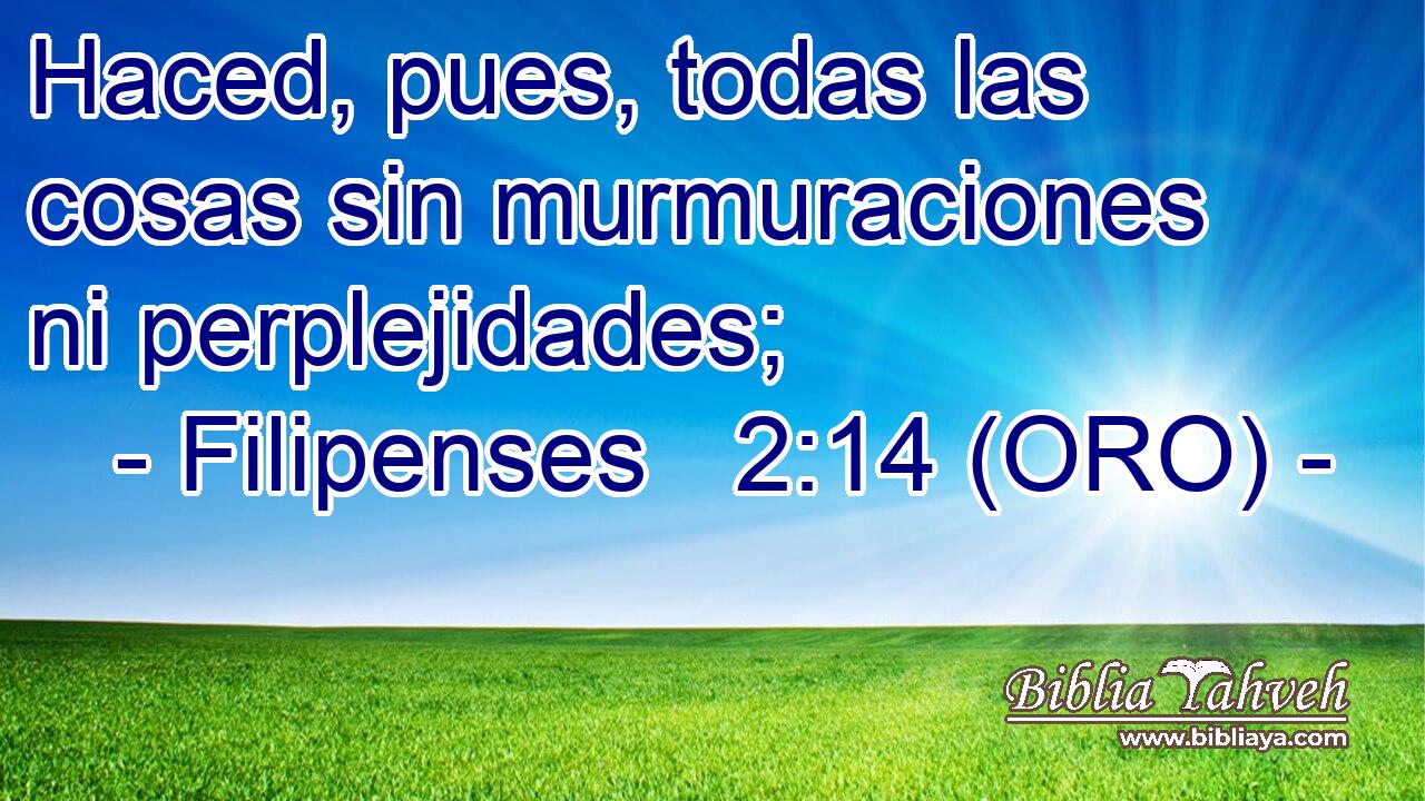  Haced, pues, todas las cosas sin murmuraciones ni perplejidades; 