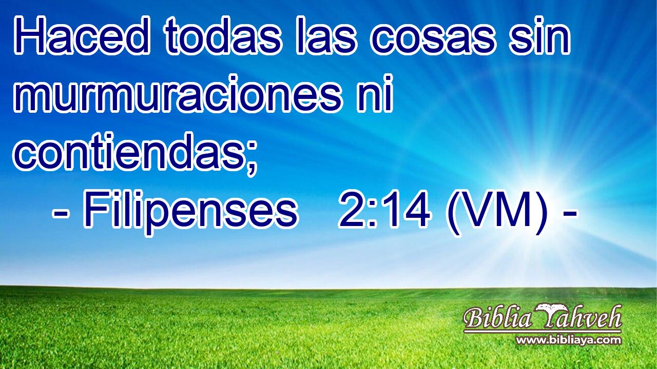  Haced todas las cosas sin murmuraciones ni contiendas; 