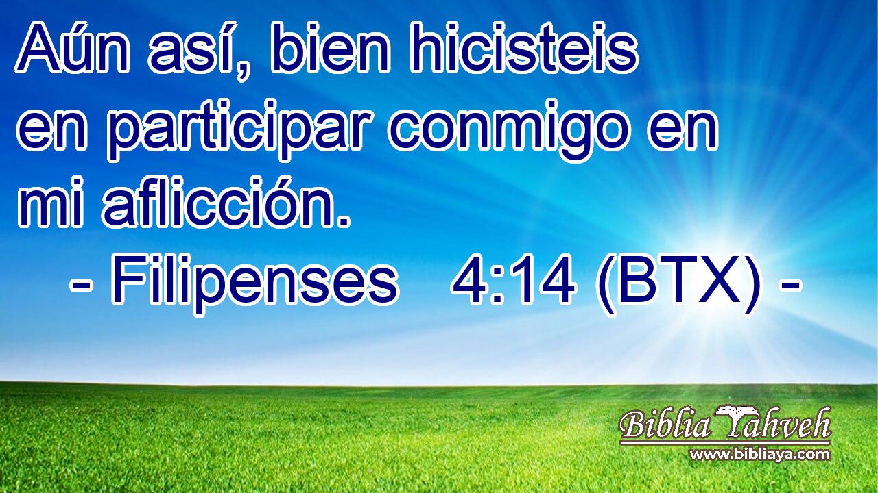 Aún así, bien hicisteis en participar conmigo en mi aflicción.
