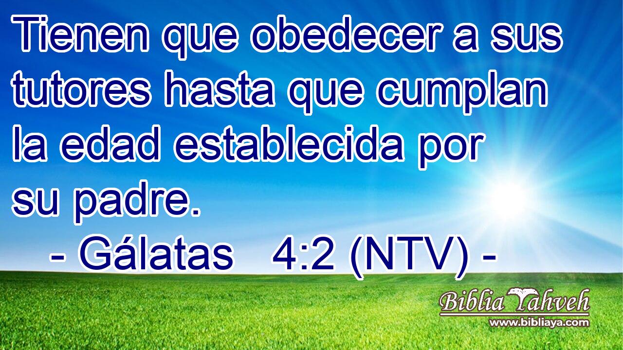 Tienen que obedecer a sus tutores hasta que cumplan la edad establecida por su padre.