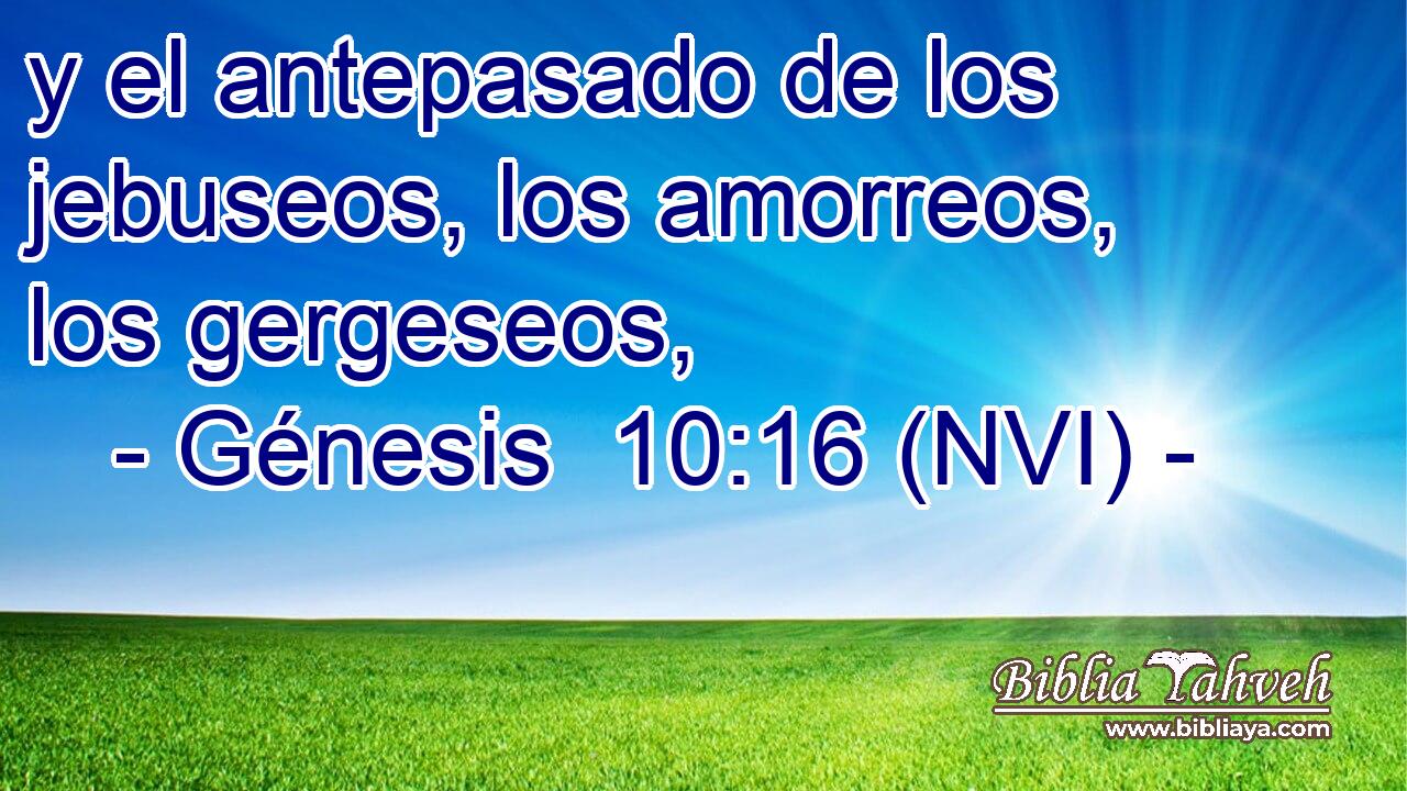  y el antepasado de los jebuseos, los amorreos, los gergeseos, 