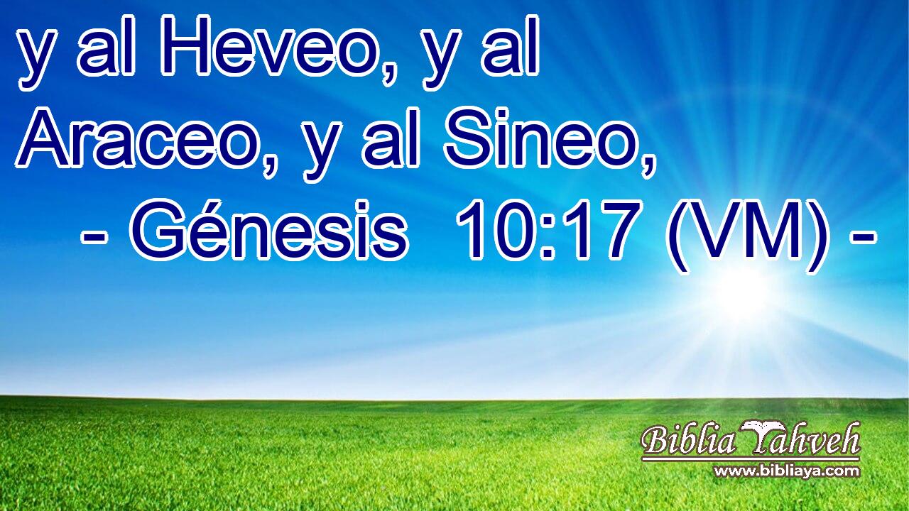  y al Heveo, y al Araceo, y al Sineo, 