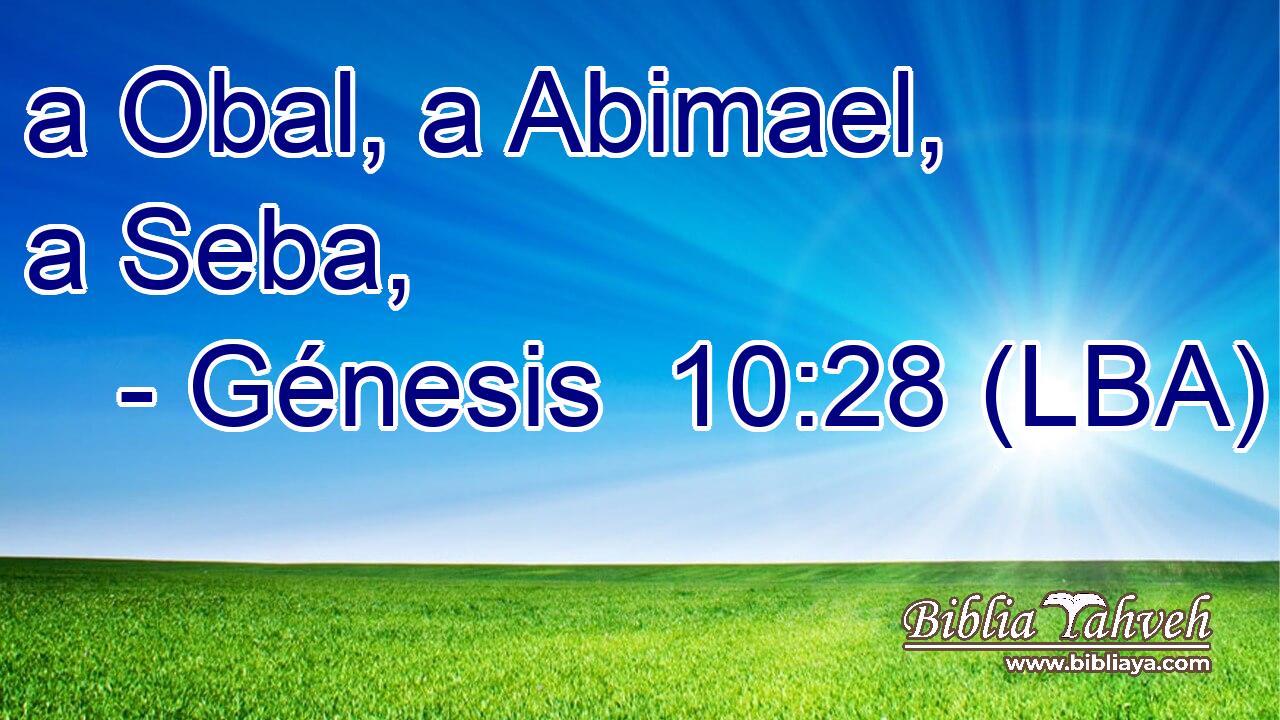 a Obal, a Abimael, a Seba,