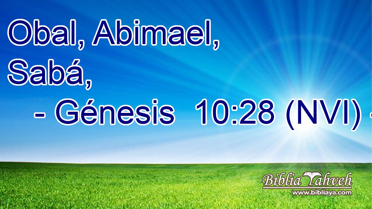  Obal, Abimael, Sabá, 