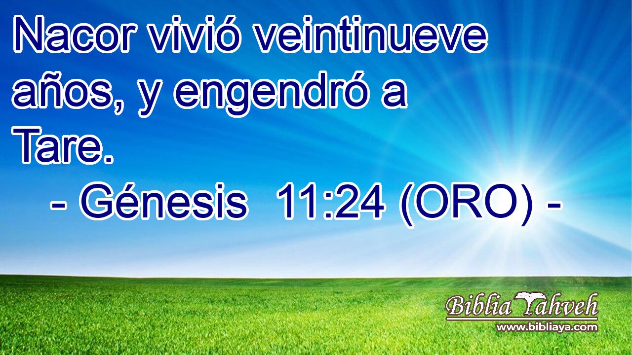  Nacor vivió veintinueve años, y engendró a Tare. 