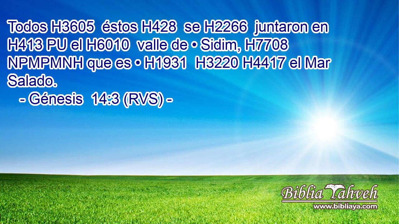 Todos H3605  éstos H428  se H2266  juntaron en H413 PU el H6010  valle de • Sidim, H7708 NPMPMNH que es • H1931  H3220 H4417 el Mar Salado. 